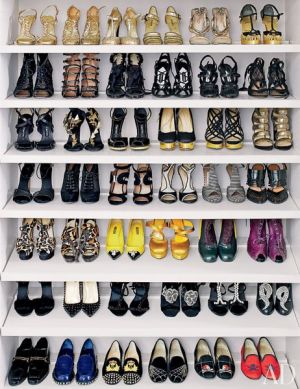 At home with Nina Garcia in her Upper East Side apartment - shoe closet